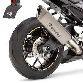 For Yamaha FZ10 MT-10 18-24 23 22 21 Wheel Edge Rim Stickers 17 inch F01B White