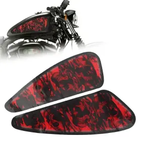 223000401169 22SHOPDE Decals Fuel Gas Tank Stickers Skull