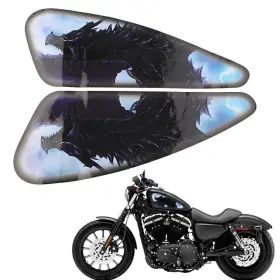 550746162093 22SHOPDE Stereo Fuel Gas Tank Stickers Pad