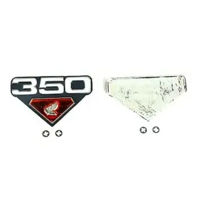17-90360 2FASTMOTO Air Cleaner Cover Emblems Right Left CL350
