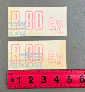 51141242498 3M Cover Tire Pressure Warning Decals R80 Gs Bmw