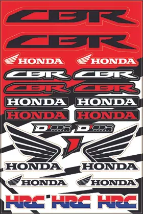 862-10102 HONDA Decal Sheet Street