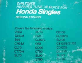 50-125CC HONDA Mini Manual SL70 XR75 Cl Cb Trail #3
