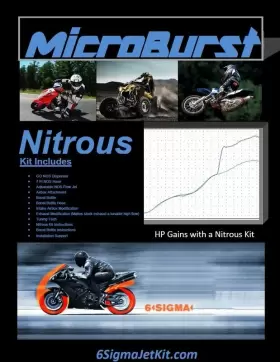 SIG8469 6 SIGMA Longjia Scooter Atv Nos Nitrous Oxide Boost #2
