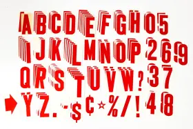 XK004-12 Letter Kit