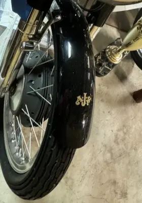 44-00021 AJS Toolbox Front Rear Fender Mudguard Sticker