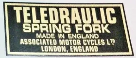 44-00186 AJS MATCHLESS ASSOCIATED MOTOR CYCLES LTD Spring Amc