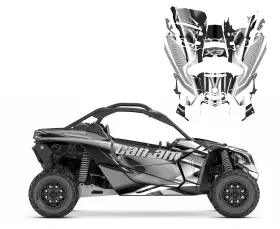 X3-1212M ALL MOTOR GRAPHICS Am Decal Mil Offroad Manta Kit