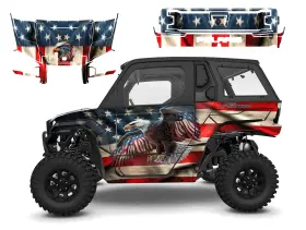 XPEDITION2-7501 ALL MOTOR GRAPHICS Doors Decal Mil Flag Kit