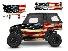 XPEDITION2-TATTERED ALL MOTOR GRAPHICS Doors Decal Mil Racing