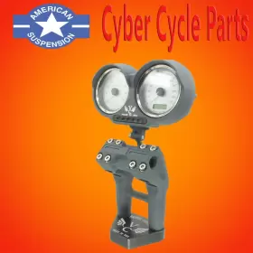4-14 AMERICAN SUSPENSION Gp Gauge Risers Touring Harley