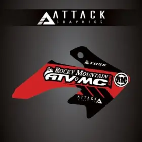 207-124-0004 ATTACK GRAPHICS Radiator Shroud Decal Renegade