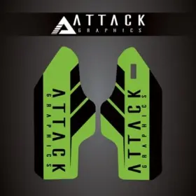 207-125-0007 ATTACK GRAPHICS Lower Fork Guard Decal Renegade
