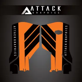 207-125-00290302-6C237B ATTACK GRAPHICS Lower Fork Guard Sx