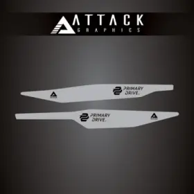 207-126-0011 ATTACK GRAPHICS Swing Arm Decal Renegade