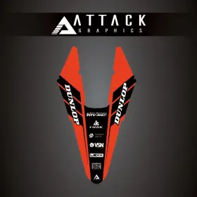 207-127-0036 ATTACK GRAPHICS Rear Fender Decal Gasgas 300