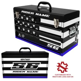2159370002 ATTACK GRAPHICS Tusk Moto Toolbox Decals Patriotic