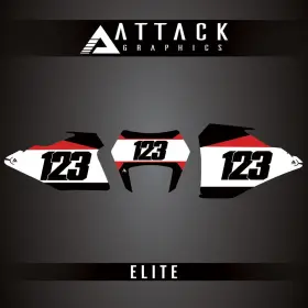 ELITE0607-AC7B45-25 ATTACK GRAPHICS Gas Plate Backgrounds Ec