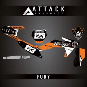 FURY9FCD-223013-24 ATTACK GRAPHICS Kit Sx 450 Ktm Fury