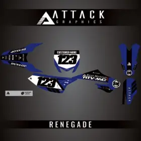 YAM-C-31-RENEGADE ATTACK GRAPHICS Kit YZ65 Yamaha Renegade