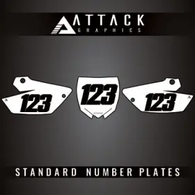 YAM-F-24-STD ATTACK GRAPHICS Standard Restyle Plate Std