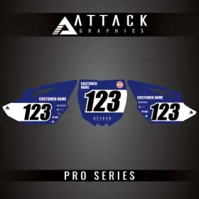 YAM-F-42-PRO ATTACK GRAPHICS Restyle Plate Backgrounds Mx