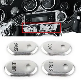 550731596674 B-SHIPARTS Panel Switch Covers Touring Harley