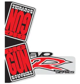 41-RWRAP BIG GUN Stickers Badges