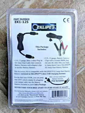 EK1-125 Ez Jump Start Eklipes Kit Cobra #2