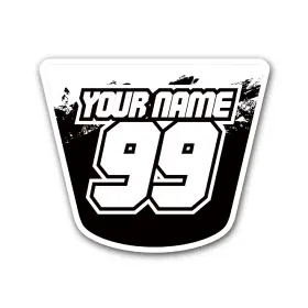 BO-CSKNUMNAMETRAA16X32001D001 BOBMOTO Race Decals Stickers Rm #2