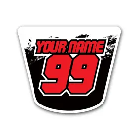 BO-CSKNUMNAMETRAA16X32001D001 BOBMOTO Race Decals Stickers Rm #3