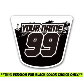 BO-CSKNUMNAMETRAA16X32001D001 BOBMOTO Race Decals Stickers Rm