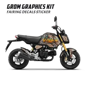 BO-WRAPG210212001D0021 BOBMOTO Grom Wood Body Fairing Wrap