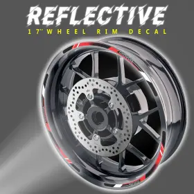 CLCRWSRAA01BXX17CC006 BOBMOTO Arrow Reflective Wheel Rim