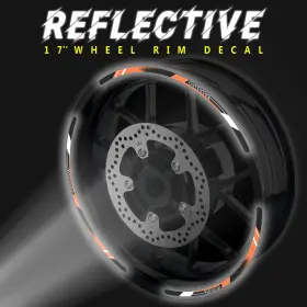 CLCRWSRAA01BXX17CC082 BOBMOTO Arrow Reflective Wheel Rim Z800
