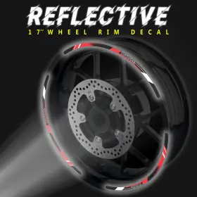 CLCRWSRAA01BXX17CC131 BOBMOTO Arrow Reflective Wheel Rim FZ6