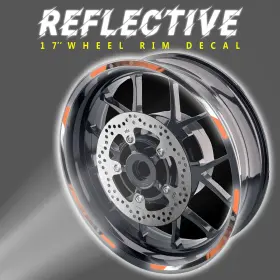 CLCRWSRAB01BXX17CC107 BOBMOTO Comb Reflective Wheel Rim