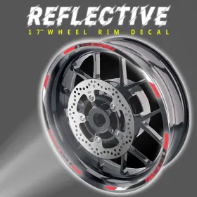 CLCRWSRAB01BXX17CC116 BOBMOTO Comb Reflective Wheel Rim