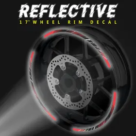 CLCRWSRAL02BXX17CC011 BOBMOTO Line Reflective Wheel Rim 1000