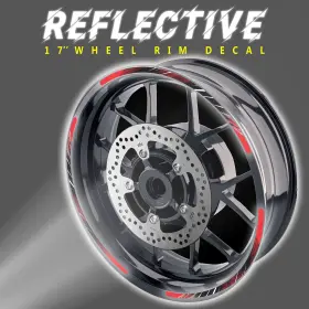 CLCRWSRAL02BXX17CC066 BOBMOTO Line Reflective Wheel Rim Sx