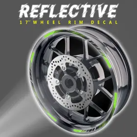 CLCRWSRAL02BXX17CC109 BOBMOTO Line Reflective Wheel Rim Tl