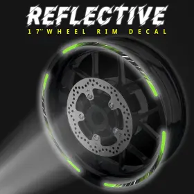 CLCRWSRAL02BXX17CC124 BOBMOTO Line Reflective Wheel Rim