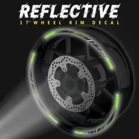 CLCRWSRAL02BXX17CC134 BOBMOTO Line Reflective Wheel Rim