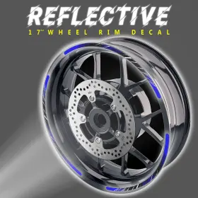CLCRWSRAL02BXX17CC140 BOBMOTO Line Reflective Wheel Rim Fzs