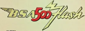 44-00263 BSA Flash Top Tank Sticker A7 500 Twins