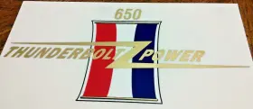 68-9468 BSA Thunderbolt Power Panel Sticker 650