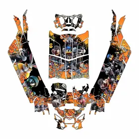 ARMOR24 CAN AM X3 Mac Design Graphic Wraps Decals Looney Kit
