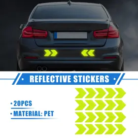 716058898598 CARPOPART Reflective Stickers Arrow Fluorescent