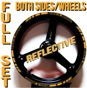 REF.TYPER.YEL3.SGSXR1000.BLK CGD GRAPHICS Reflective Gp Rim