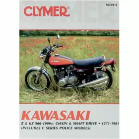 M359-3 CLYMER Physical Book Police KZ900 KZ1000 Z1R Kawasaki